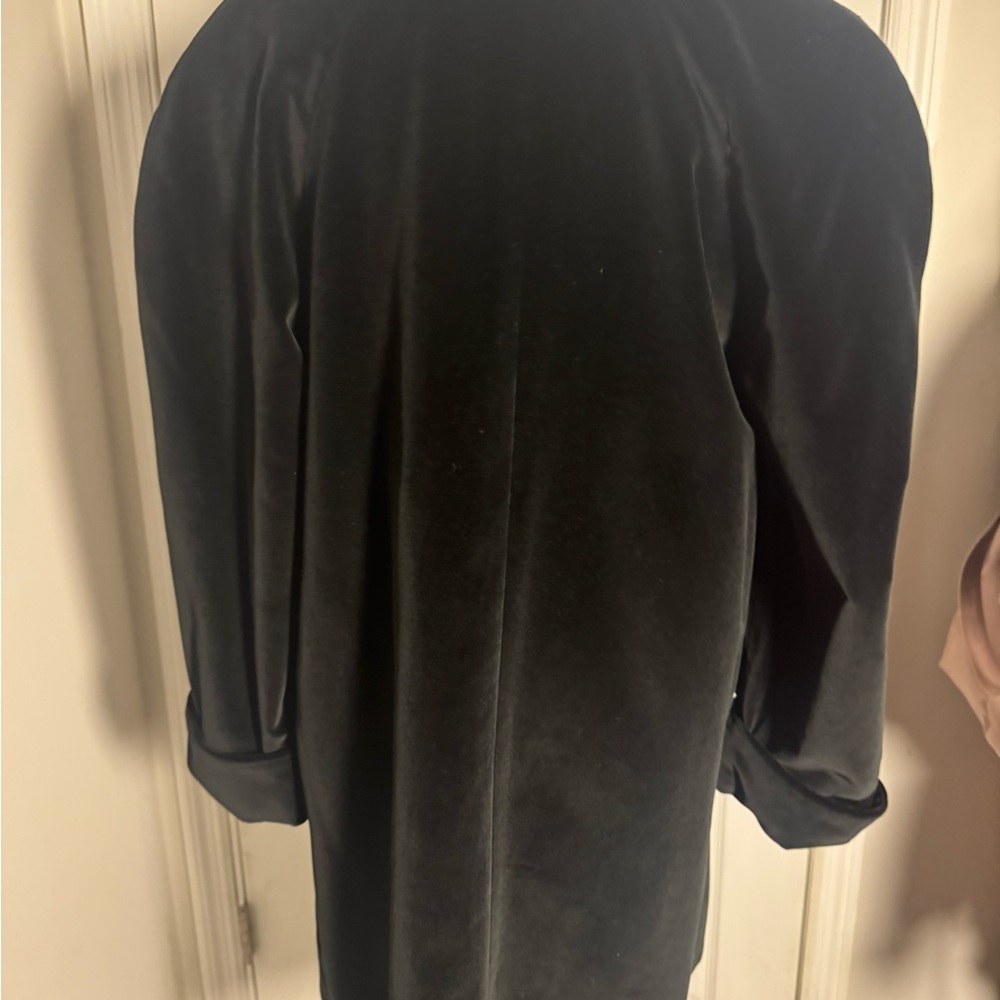 Talbots Black Velvet Jacket - Picture 10 of 11